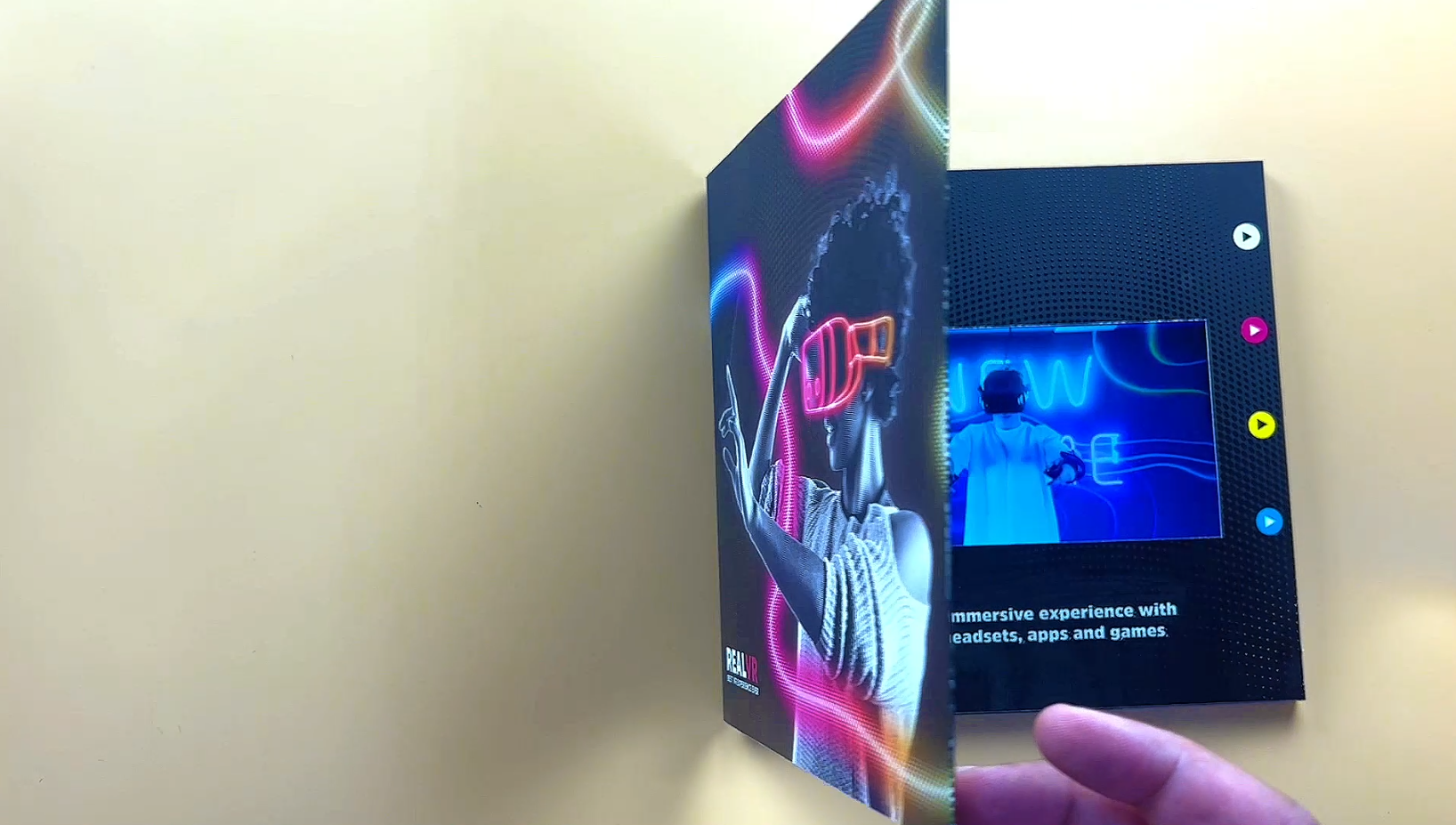 Interactive Video-in-Print Campaign