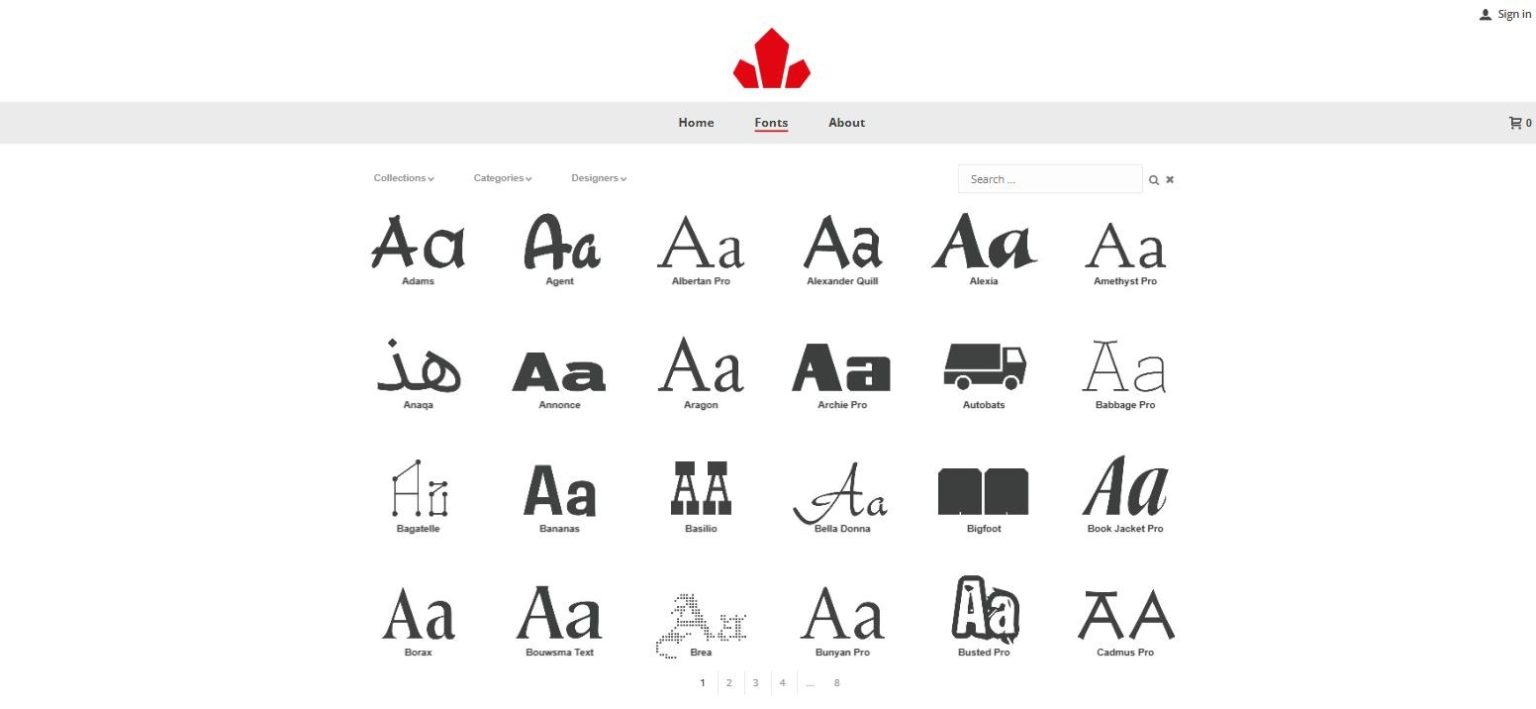 Canada Type: the fonts page today