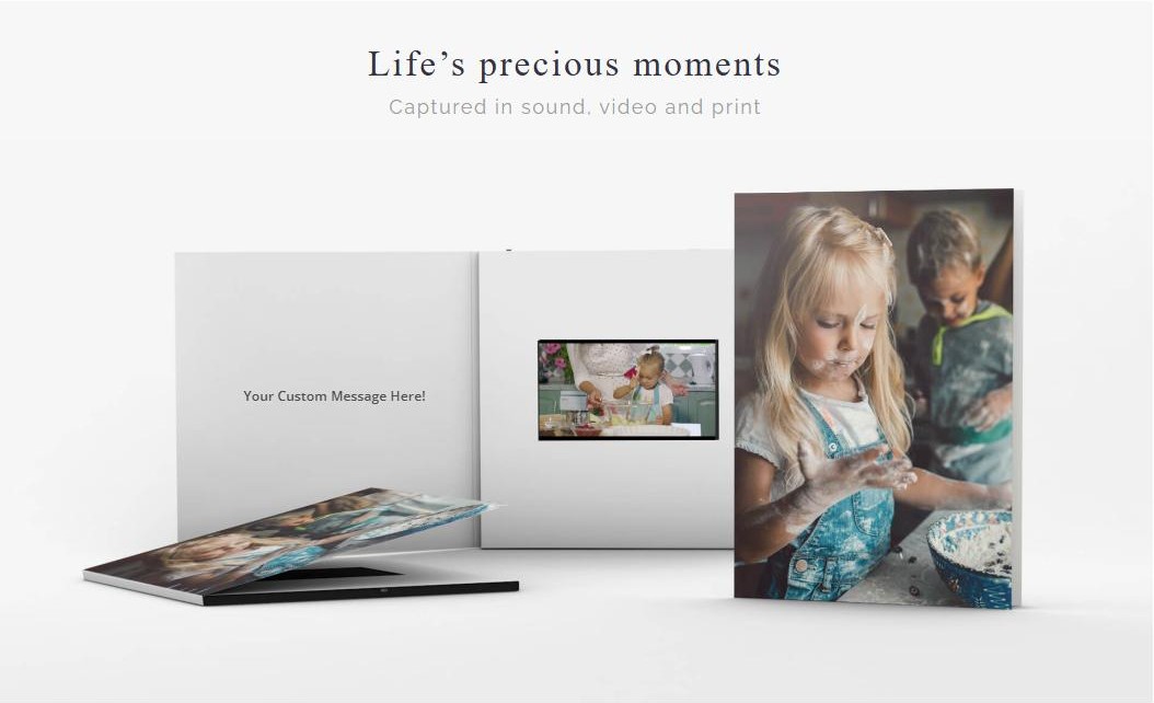 bigDAWGS Express product page for a custom video book