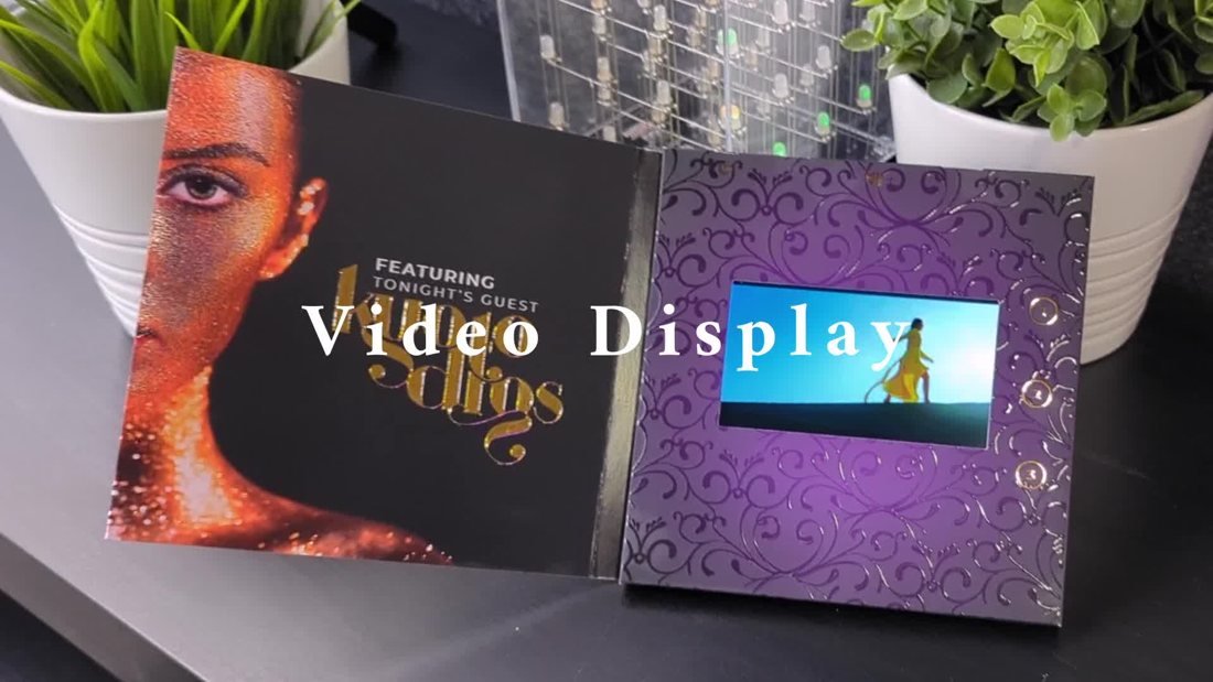 The event video card open with its screen playing, titled Video Display