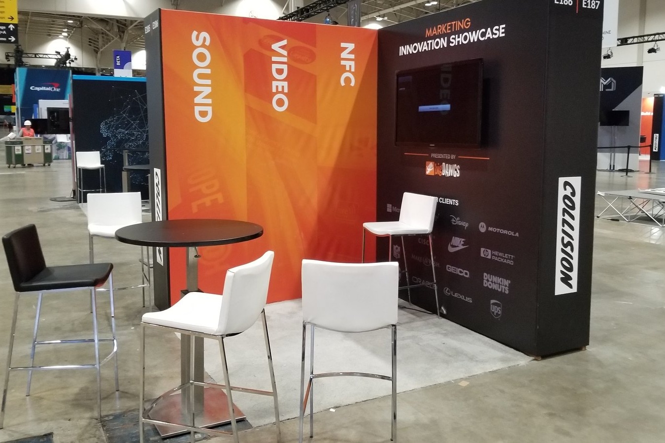 The bigDAWGS booth at Collision Toronto 2019